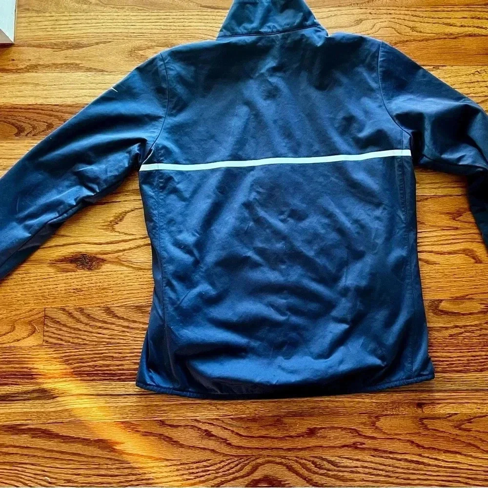 NIKE shield women’s zip up sporty jacket size small - blue
